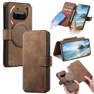 For Nothing CMF Phone 3a CaseNeo MagSafe RFID Anti-theft Retro Leather Phone Case(Brown)
