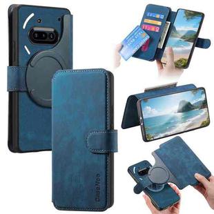 For Nothing CMF Phone 3a CaseNeo MagSafe RFID Anti-theft Retro Leather Phone Case(Blue)