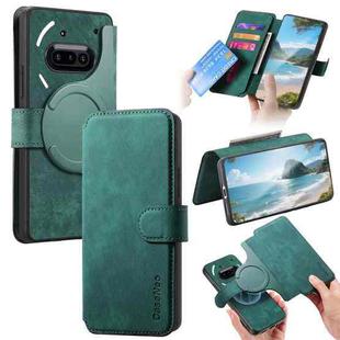 For Nothing CMF Phone 3a CaseNeo MagSafe RFID Anti-theft Retro Leather Phone Case(Green)