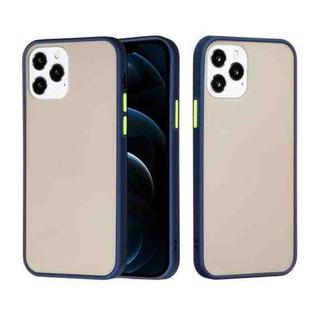 For iPhone 12 Pro Max Skin Hand Feeling Series Shockproof Frosted PC+ TPU Protective Case(Blue)