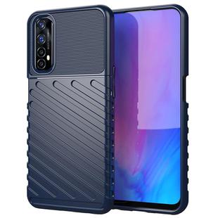 For OPPO Realme 7 Thunderbolt Shockproof TPU Soft Case(Dark Blue)