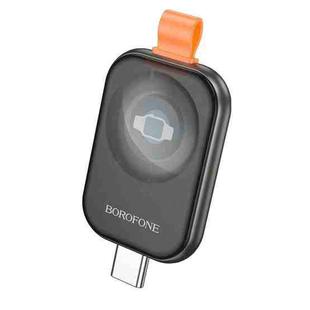 For Apple Watch Series Borofone BQ25A Portable Wireless Charger(Metal Gray)