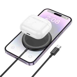 Borofone BQ27 15W Pole Magnetic Wireless Charger, Length:1.5m(Black)