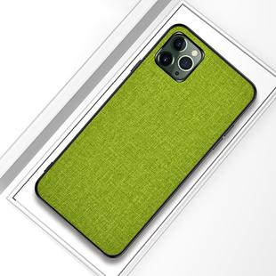 For iPhone 12 mini Shockproof Cloth Texture PC+ TPU Protective Case(Green)