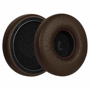 1 Pair Protein Leather Earphone Replacement Earpads Pads For Beyerdynamic AVENTHO(Brown)