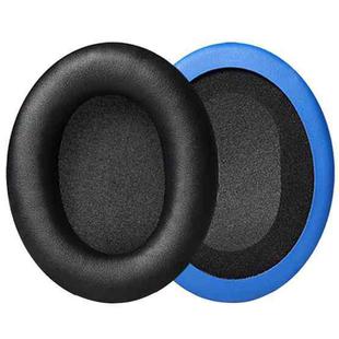 2 Pack Protein Leather Earphone Replacement Earpads Pads For HyperX Cloud 1 / I / 2 / II / 3(Black Blue)