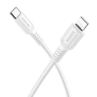 BOROFONE BX116 1m 27W Type-C to 8 Pin Certain PD Charging Data Cable(White)