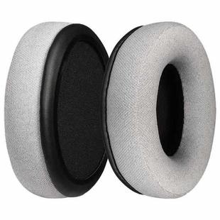 2 Pack Skin-friendly Cloth Splicing Earphone Replacement Earpads Pads For HyperX Cloud 1 / I / 2 / II / 3(Light Grey)