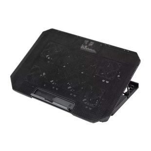 NUOXI 4-Speed Adjustable 8-Core Large Fan Laptop Cooler(Black)