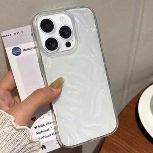 For iPhone 16 Pro Max Meteorite Texture Solid Color Glaze TPU Phone Case(Transparent)