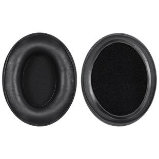 2 Pack Lambskin Splicing Earphone Replacement Earpads Pads For HyperX Cloud 1 / I / 2 / II / 3(Black)