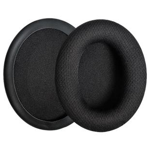2 Pack BK Cloth Earphone Replacement Earpads Pads For HyperX Cloud 1 / I / 2 / II / 3(Black)