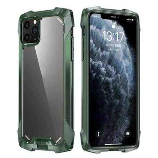 For iPhone 12 Pro Max R-JUST Metal Airbag Shockproof Protective Case(Green)