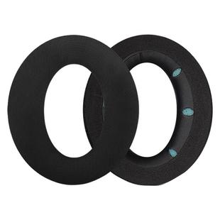 2 Pack Ice Silk Cloth Earphone Replacement Earpads Pads For HyperX Revolver S(Black)