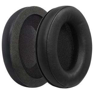 2 Pack Protein Leather Splicing Earphone Replacement Earpads Pads For HyperX Revolver S(Black)