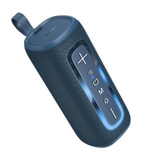 hoco HC36 Brocade Sports Bluetooth 5.4 Speaker Support TWS / FM / TF Card / USB / AUX(Navy Blue)
