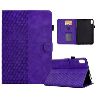 For Xiaomi Redmi Pad 2 Rhombus Embossed Leather Smart Tablet Case(Purple)