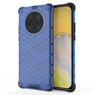 For Huawei Mate 40 Pro+ Shockproof Honeycomb PC + TPU Protective Case(Blue)