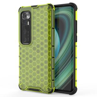 For Xiaomi Mi 10 Ultra Shockproof Honeycomb PC + TPU Protective Case(Green)