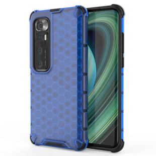 For Xiaomi Mi 10 Ultra Shockproof Honeycomb PC + TPU Protective Case(Blue)