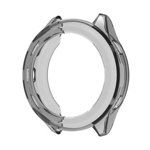For Garmin Forerunner 570 42mm Half Coverage Hollow TPU Watch Protective Cover(Transparent Black)