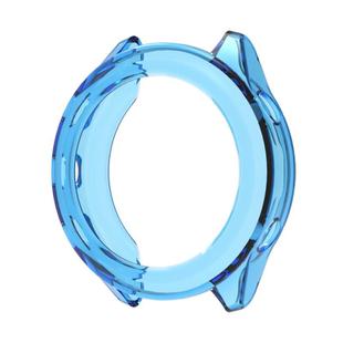 For Garmin Forerunner 570 47mm Half Coverage Hollow TPU Watch Protective Cover(Transparent Blue)
