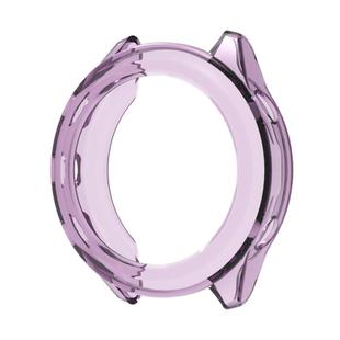 For Garmin Forerunner 570 47mm Half Coverage Hollow TPU Watch Protective Cover(Transparent Purple)