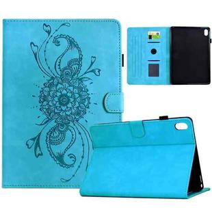 For Xiaomi Redmi Pad 2 Mandala Embossed Smart Leather Tablet Case(Sky Blue)