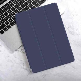 For iPad 9.7 (2018) & (2017) WIWU Ultra-thin 3-folding Horizontal Flip PU Leather + TPU Case with Holder & Wake-up / Sleep Function(Blue)