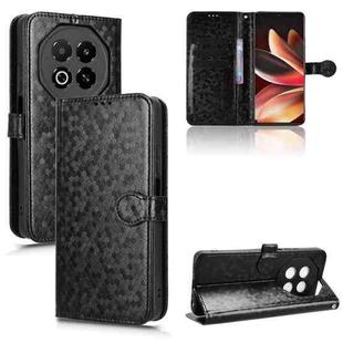 For Meizu Note 16 Honeycomb Dot Texture Leather Phone Case(Black)