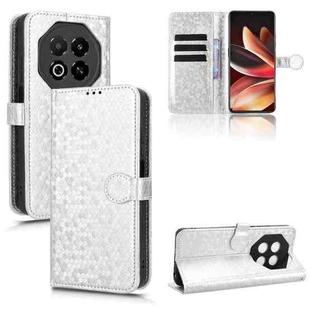 For Meizu Note 16 Honeycomb Dot Texture Leather Phone Case(Silver)