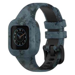 For GarminFit JR3 / Garmin Vivofit JR 3 xDfind Steel Buckle Printed Silicone Watch Band(Mosaic)