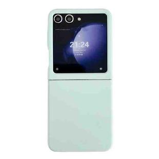 For Samsung Galaxy Z Flip5 Large Window Skin Feel PC Phone Case(Light Green)