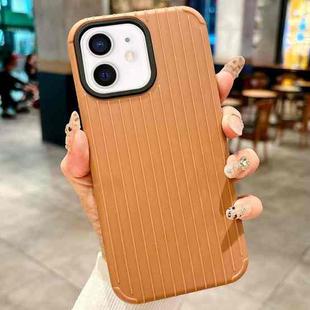 For iPhone 12 Luggage-Inspired Design MagSafe Full Coverage Phone Case(Brown)