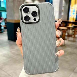 For iPhone 15 Pro Max Luggage-Inspired Design MagSafe Full Coverage Phone Case(Grey)