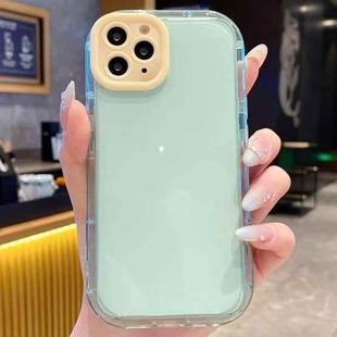 For iPhone 11 Pro Max Playful Color TPU + PC MagSafe Full Coverage Phone Case(Green)
