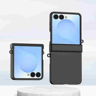 For Samsung Galaxy Z Flip7 5G Integrated Hinge Side Buckle PC Phone Case(Black)