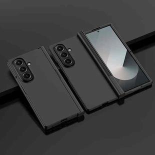 For Samsung Galaxy Z Fold7 5G Integrated Pen Slot Hinge Folding Phone Case, No Stylus(Black)