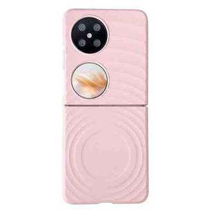 For Huawei Pocket 2 Wave Texture MagSafe Skin Feel PC Phone Case(Pink)