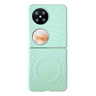 For Huawei Pocket 2 Wave Texture MagSafe Skin Feel PC Phone Case(Mint Green)