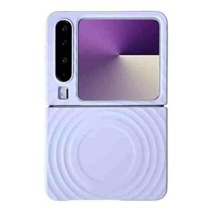 For Huawei Pura X Wave Texture MagSafe Skin Feel PC Phone Case(Purple)