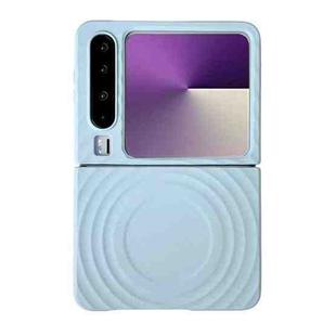 For Huawei Pura X Wave Texture MagSafe Skin Feel PC Phone Case(Light Blue)