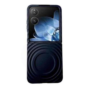 For Xiaomi Mix Flip Wave Texture MagSafe Skin Feel PC Phone Case(Black)