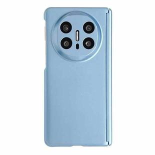 For Huawei Mate X6 Skin Meel PC Magnetic Hinge Folding Phone Case(Blue)