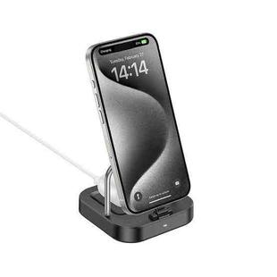 hoco CQ16B Astute 2 in 1 Desktop Wireless Charger(Black)