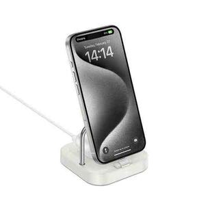 hoco CQ16B Astute 2 in 1 Desktop Wireless Charger(White)