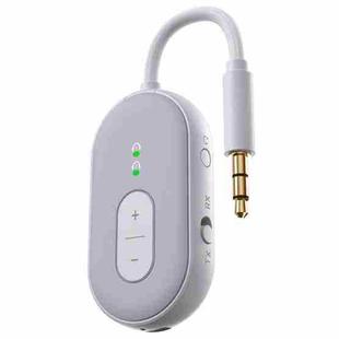 BT-20 2 in 1 Car Wireless Audio Adapter 3.5mm Audio Receiver Transmitter(White)