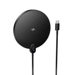 hoco CW62 Peak 15W Digital Display Desktop Wireless Charger(Black)