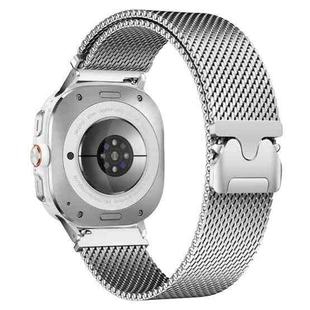 For Samsung Galaxy Watch8 22mm xDfind Milanese Parachute Buckle Stainless Steel Watch Band(Silver)