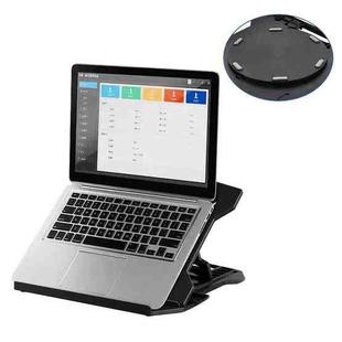 NUOXI N2 8-level Adjustable Laptop Holder, with Turntable(Black)